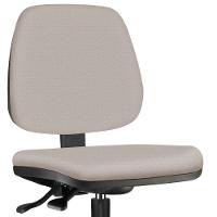 Cadeira Caixa Alta Giratória Job L02 Linho Bege - 7