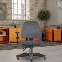 Kit 02 Cadeiras De Escritório Giratória Executiva Chumbo - 5