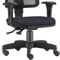 Kit 02 Cadeiras Giratória Zip Executiva Escritório Chumbo - 2