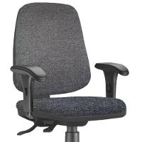 Cadeira Giratória Job L02 Diretor Executiva Linho Chumbo - 7