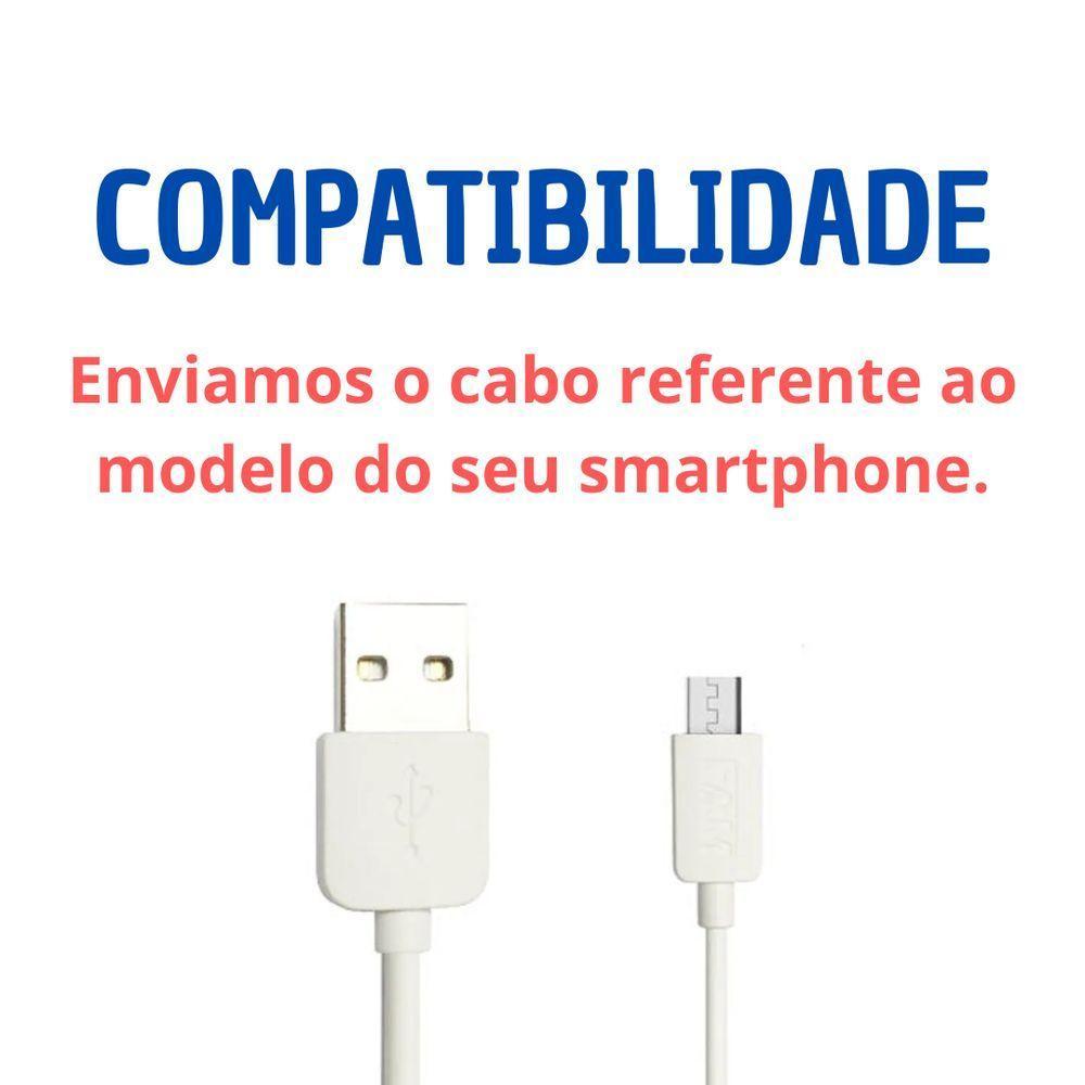 Fonte Carregador Rápido Com Cabo Para Redmi Note 11 - 4