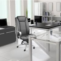 Cadeira Escritório Presidente Executiva New Onix F02 Preto - 3