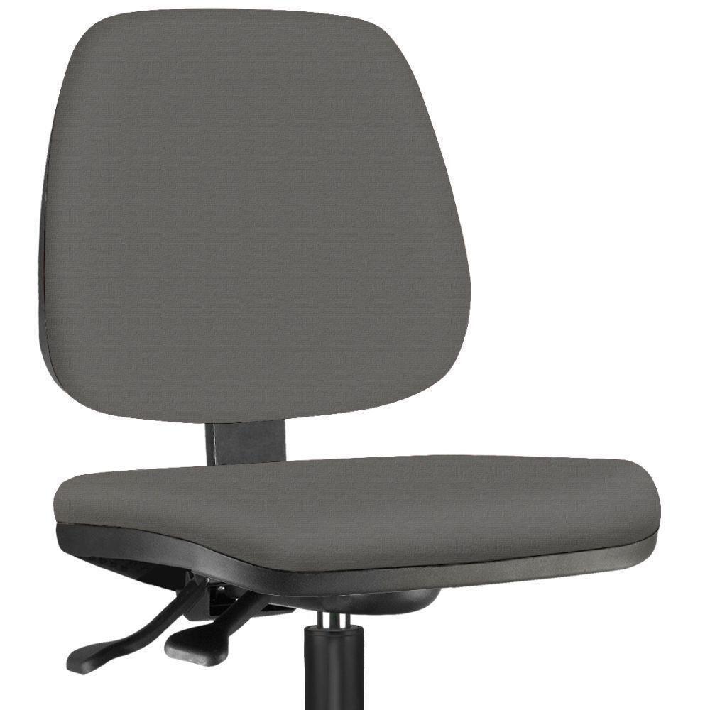 Kit 2 Cadeiras Caixa Alta Giratória Job Cinza - 4