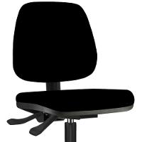 Cadeira Caixa Alta Giratória Job L02 Crepe Preto - 4