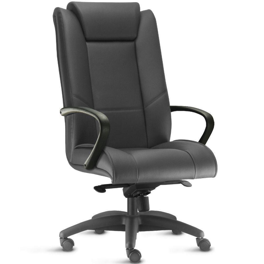 Kit Cadeira De Escritório Com 2 Cadeiras Fixas Preto - 4