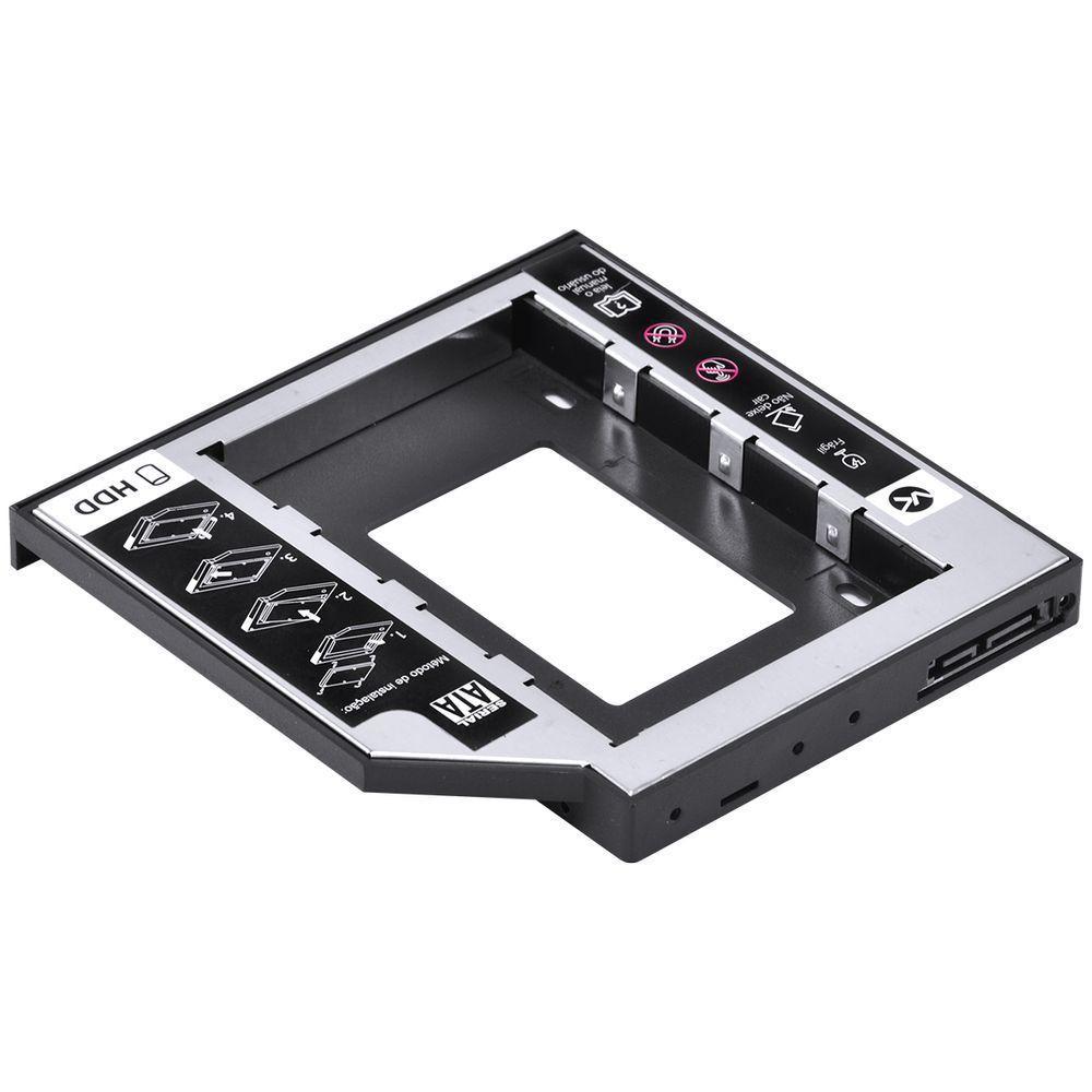 Adaptador Caddy Para Hd Ou Ssd Gaveta Dvd Notebook Sata 12.7 - 3