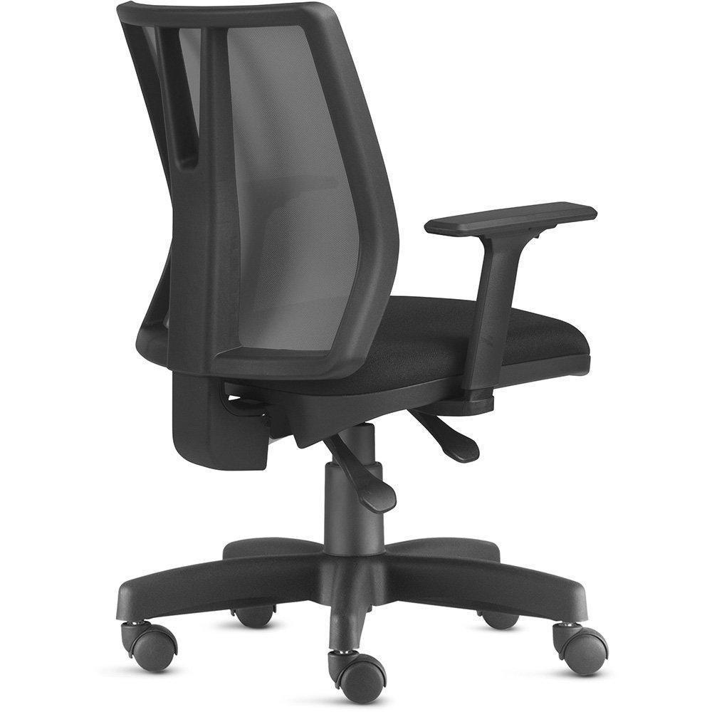 Cadeira Escritório Diretor Executiva Addit F02 Crepe Preto - 5