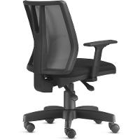 Cadeira Escritório Diretor Executiva Addit F02 Crepe Preto - 5