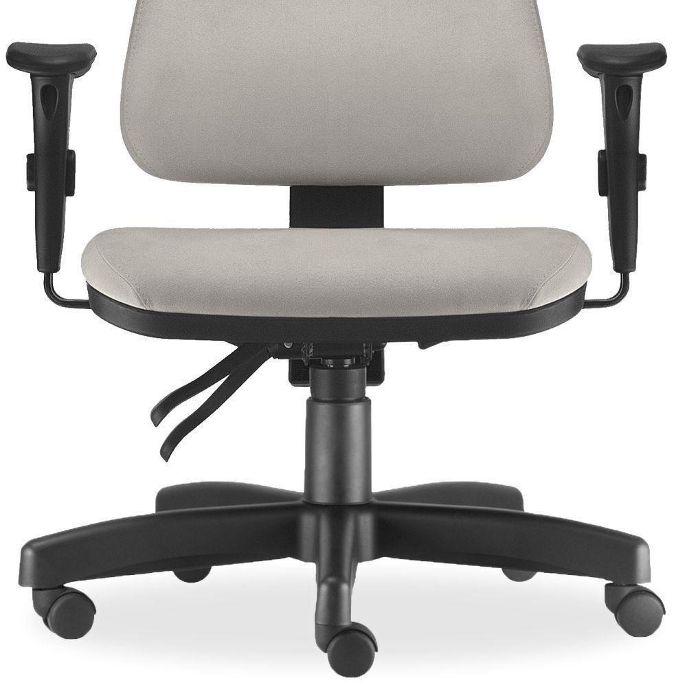Cadeira De Escritório Giratória Executiva Ergonômica Bege - 4