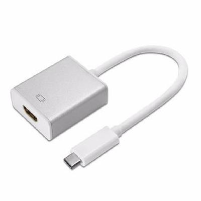 Adaptador Conversor Usb C 3.1 Type C Macho Hdmi Fêmea Prata
