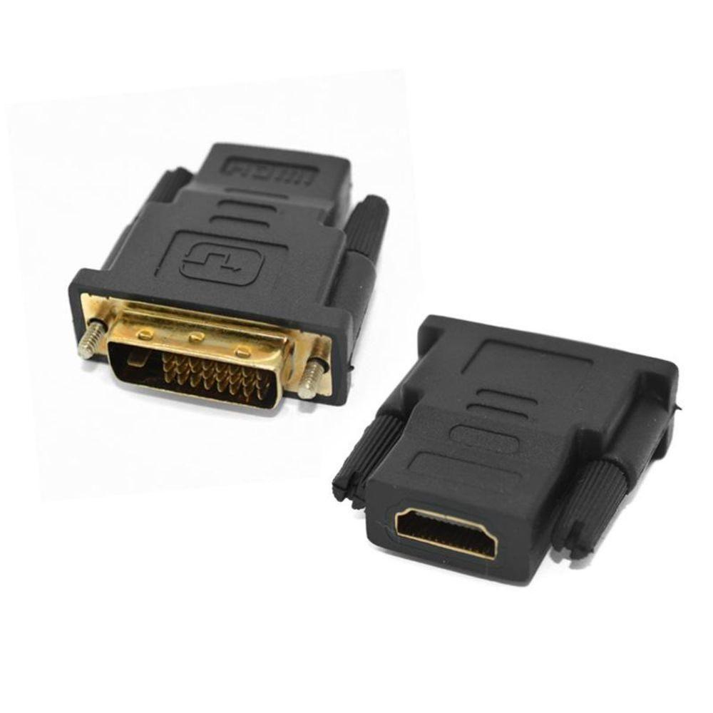Adaptador Hdmi Fêmea X Dvi-d 24-1 Macho Preto - 4