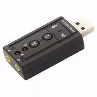 Adaptador Audio Placa de Som Usb 7.1 Canais Notebook Pc - 3