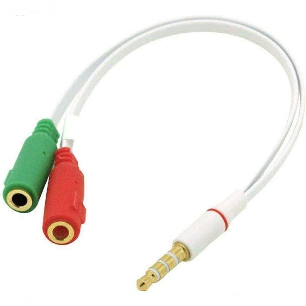 Cabo Adaptador P2 X P3 Console - Pc Fone Headset Áudio Celular - Cabo- P3 - 2