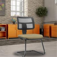 Kit 02 Cadeiras De Escritório Fixa Zip L02 Suede Bege - 10