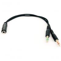 Cabo Adaptador P2 (Fêmea) Para Fone E Microfone (Macho) Cabo P2 - 2