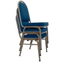 03 Cadeiras Para Hotel E Auditório Linha Hotel Azul - 1