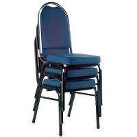 03 Cadeiras Para Hotel E Auditório Linha Hotel Azul - 1