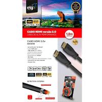 Cabo Hdmi 2.0 4k High Speed Ethernet 1,8 Metros Hs1018 Elg - 8