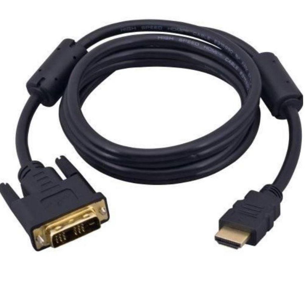 Cabo Dvi I X Hdmi com Filtro com 1.8 Mts Preto - 2
