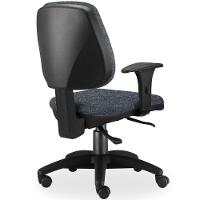 Kit 04 Cadeiras De Escritório Giratória Job L02 Chumbo