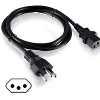 Cabo Força De Energia Para Fonte De Pc E Monitor 1,50 Metros - 1