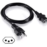 Cabo Força De Energia Para Fonte De Pc E Monitor 1,50 Metros - 2