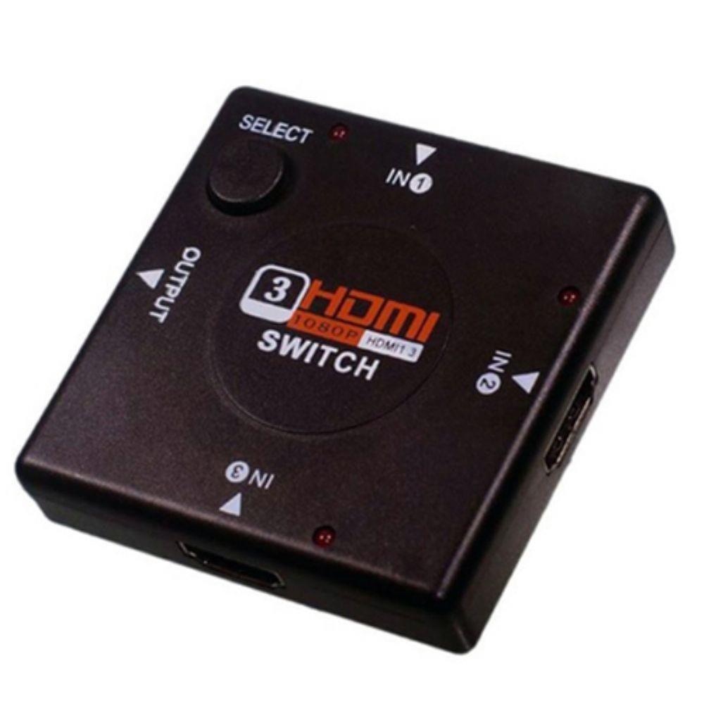 Hub Switch Divisor HDMI de 3 Portas - 1