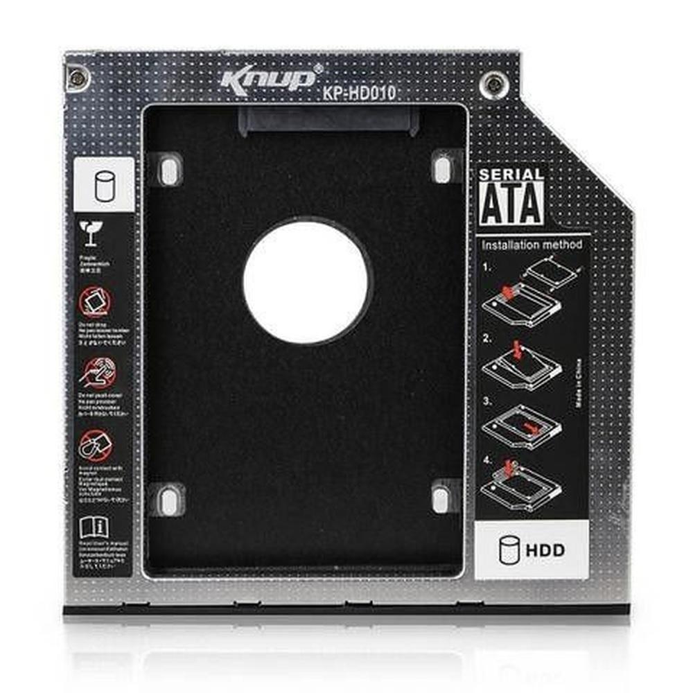 Adaptador Caddy Cd/dvd Notebook para Segundo Hd ou Ssd 9.5mm - 1