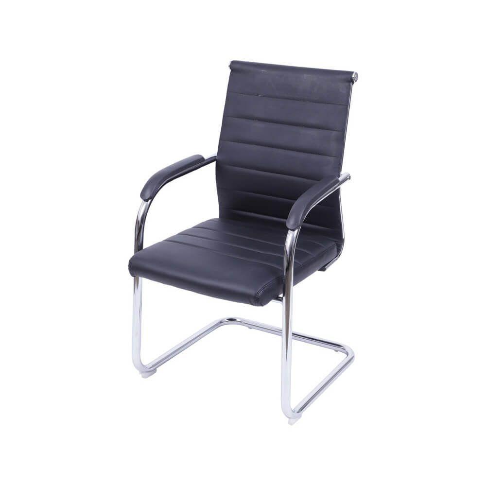 Cadeira De Escritório Florença Fixa - Preta - 1