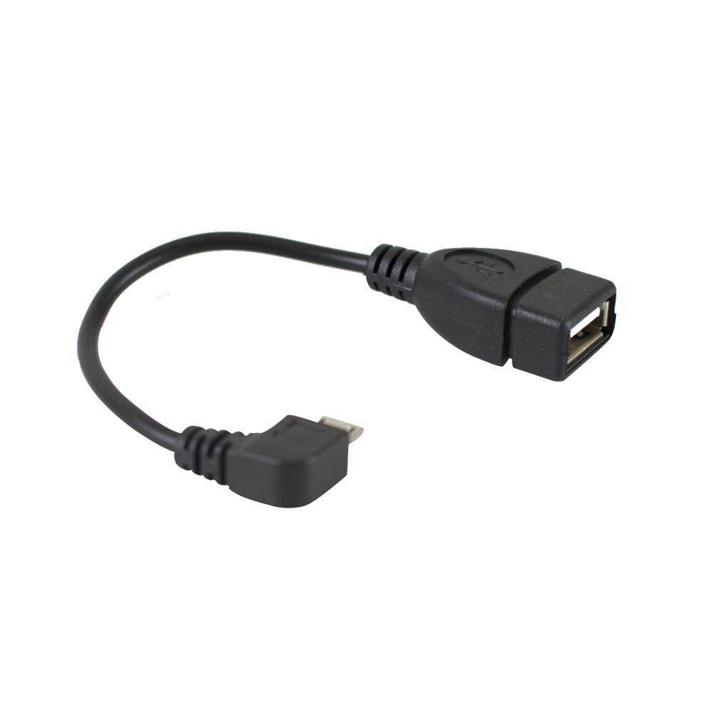 Cabo Otg Evus Micro Usb Para Usb 2.0 C-076 15cm - 1
