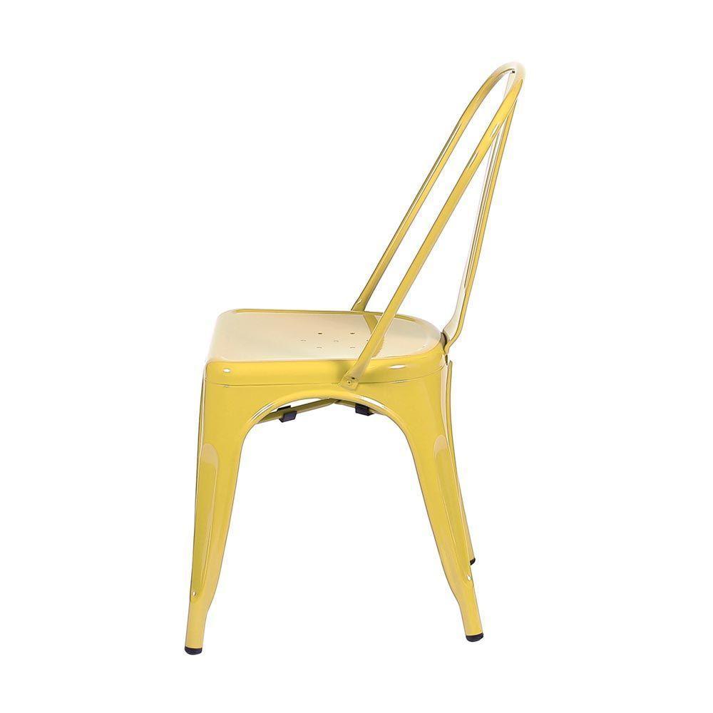 Cadeira Tolix Amarela - 3