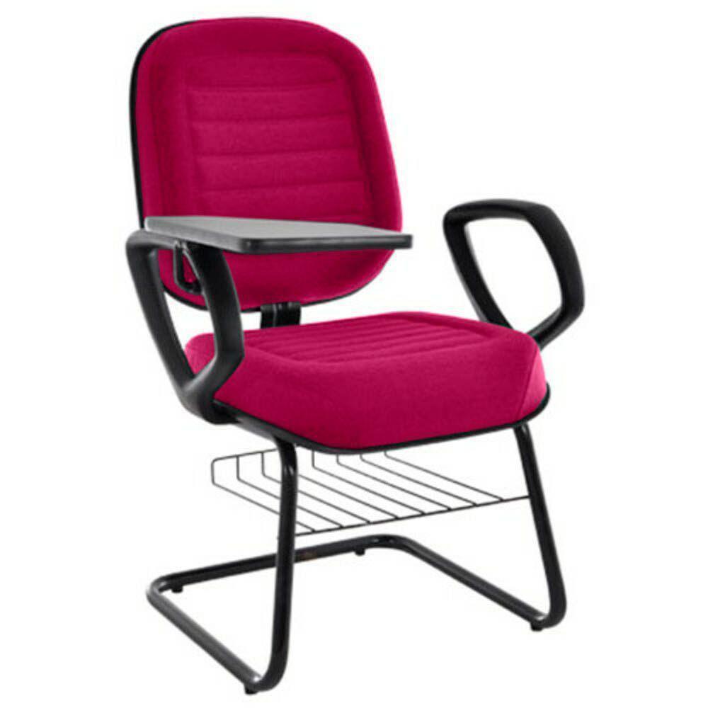 Cadeira Universitária Com Prancheta Linha Blenda Rosa - 1