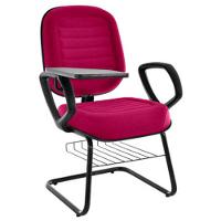 Cadeira Universitária Com Prancheta Linha Blenda Rosa - 1