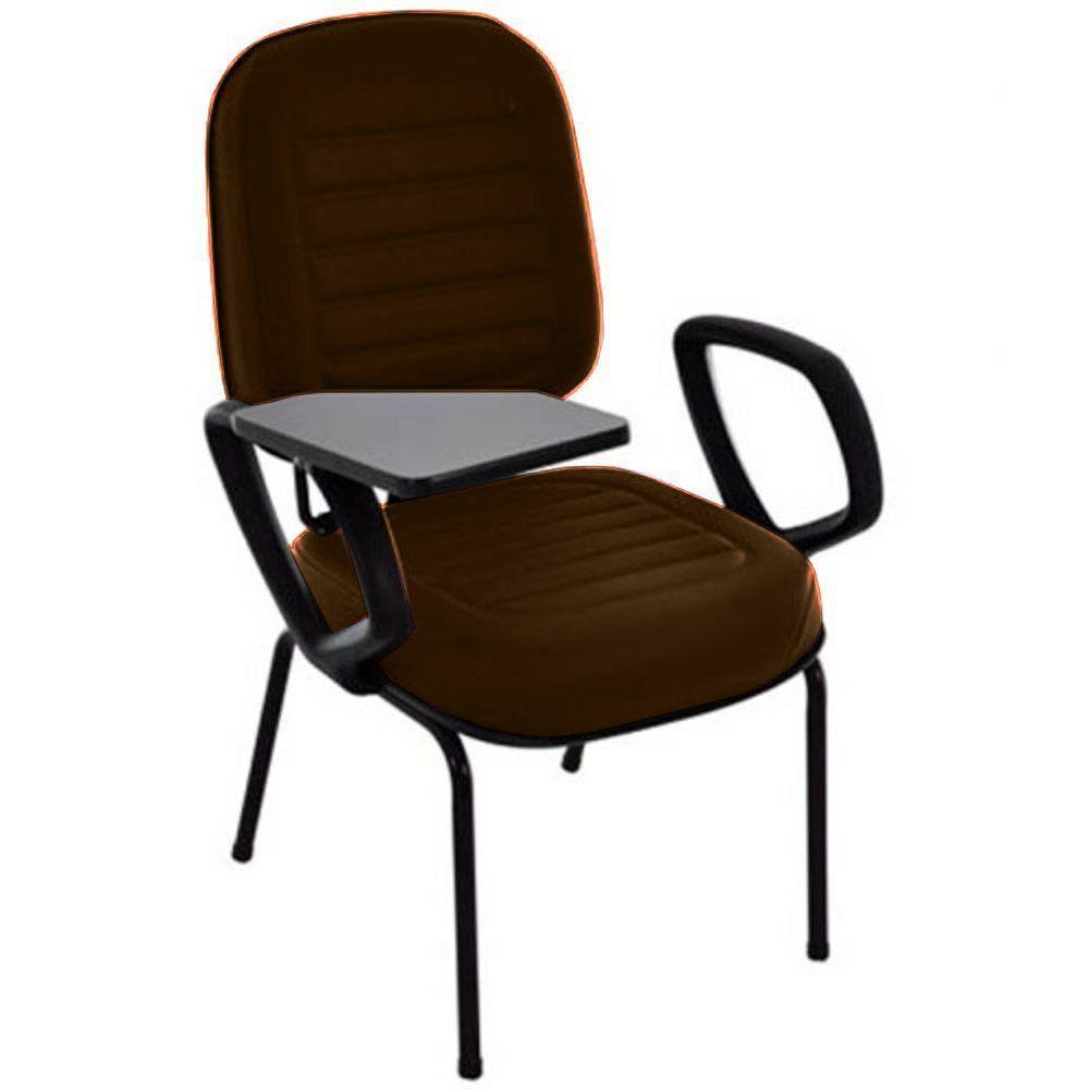 Cadeira Universitária Diretor Gomada Linha Blenda Marrom - 1