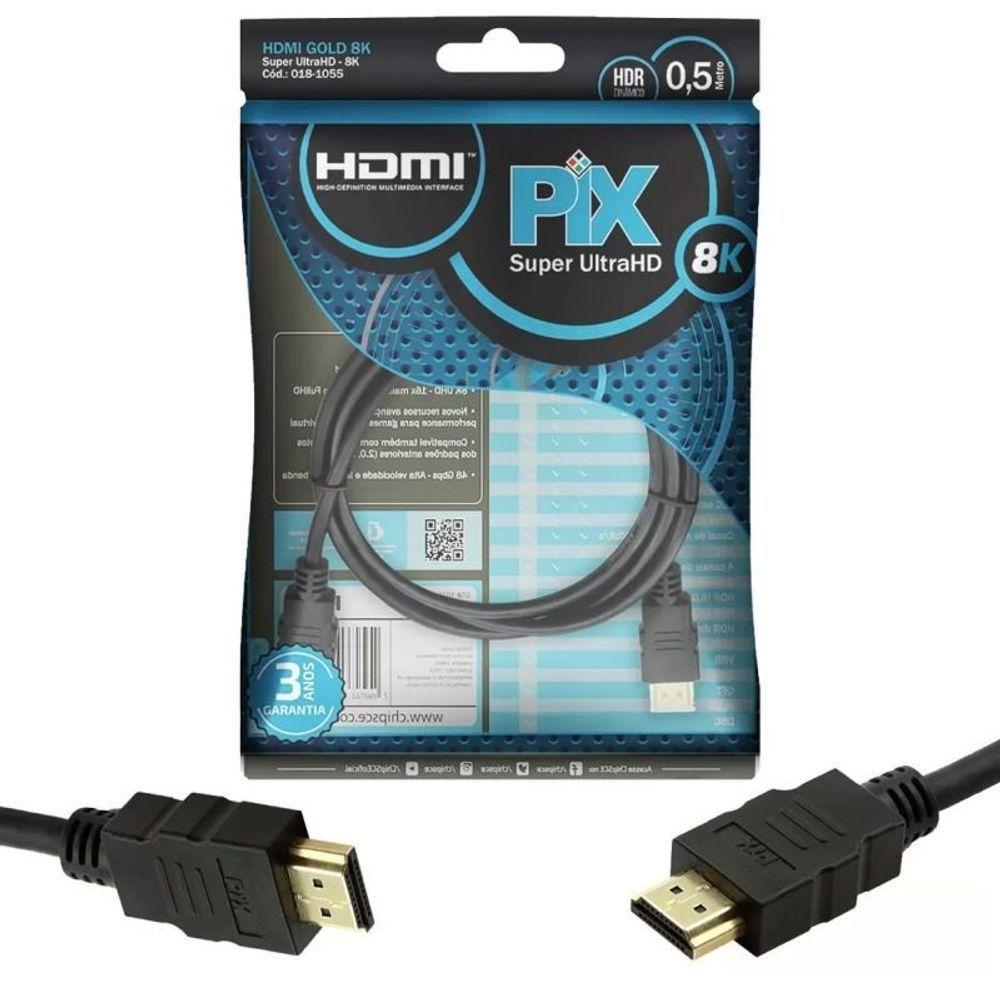Cabo Hdmi Classic 2 1 8k Hdr 19p 50cm Pix 018 1055 Bag - 2