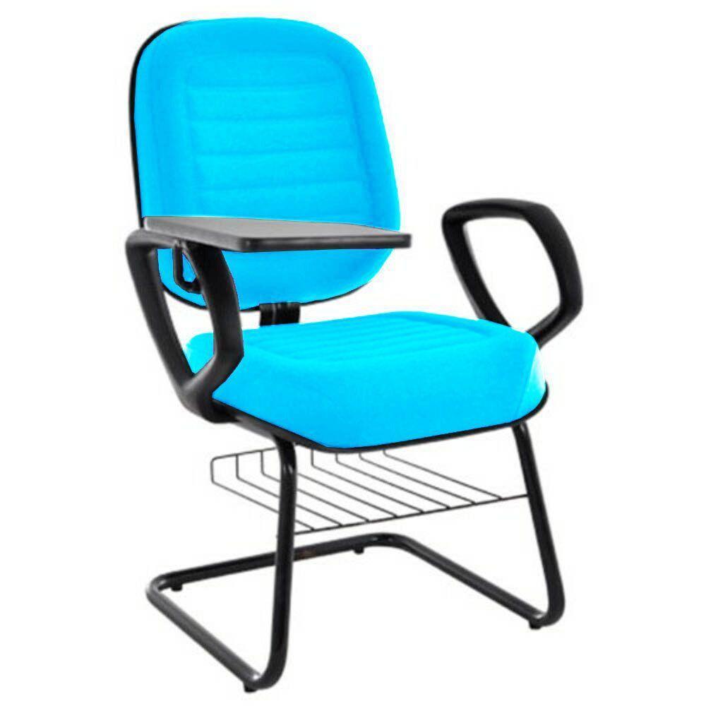 Cadeira Universitária Com Prancheta Linha Blenda Azul - 1