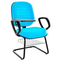 Cadeira Universitária Com Prancheta Linha Blenda Azul - 1