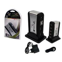 Mini Hub Usb 2.0 Com 7 Portas Em Torre Fonte De Alimentação - 2