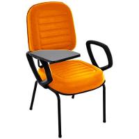 Cadeira Universitária Diretor Gomada Linha Blenda Laranja - 1