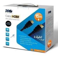 Cabo Hdmi 15m Pro Eletronic Cahd-2000 3d 4k Bom - 3