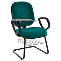 Cadeira Universitária Com Prancheta Linha Blenda Verde. - 1