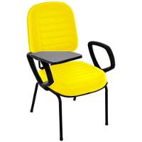 Cadeira Universitária Diretor Gomada Linha Blenda Amarelo - 1