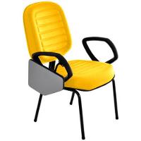 Cadeira Universitária Diretor Gomada Linha Blenda Amarelo - 2