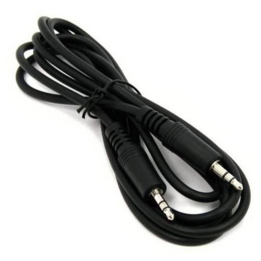 Cabo P2 X P2 3,5mm Stereo Niquelado 1.8 Mts - 1