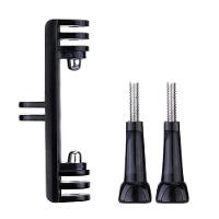 Adaptador e Suporte para Duas Câmeras Ou Flash Gopro Hero - 7