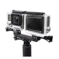 Adaptador e Suporte para Duas Câmeras Ou Flash Gopro Hero - 8