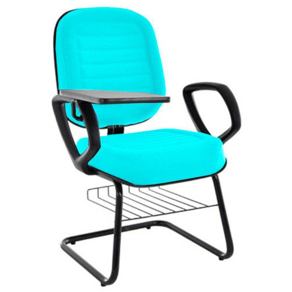 Cadeira Universitária Com Prancheta Linha Blenda Verde - 1