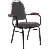 Cadeira Com Braços Para Auditórios Linha Hotel Cinza - 1