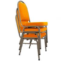 03 Cadeiras Para Hotel E Auditório Linha Hotel Laranja - 1
