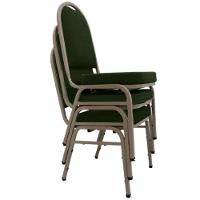 03 Cadeiras Para Hotel E Auditório Linha Hotel Verde - 1